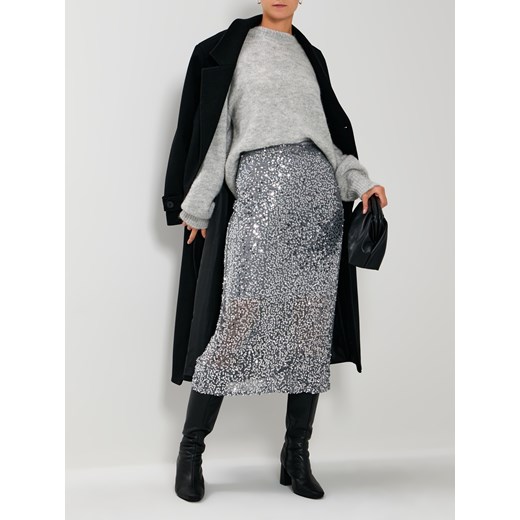 Sinsay - Sweter basic - szary Sinsay L Sinsay