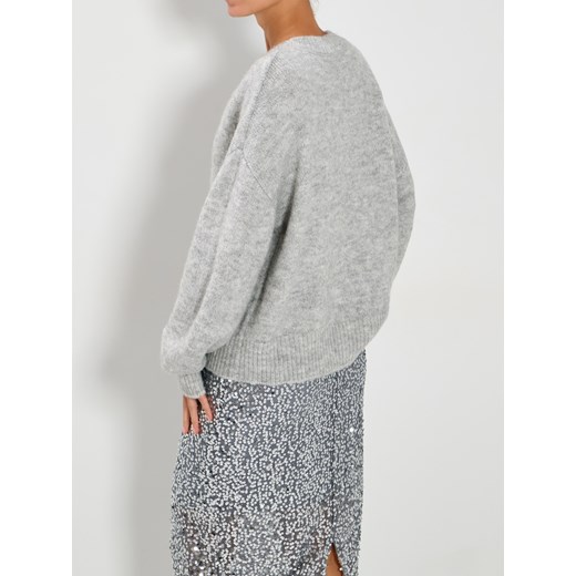 Sinsay - Sweter basic - szary Sinsay XL Sinsay