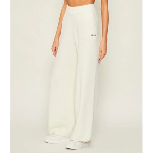 Karl Lagerfeld Polarowe spodnie | Relaxed fit ze sklepu Gomez Fashion Store w kategorii Spodnie damskie - zdjęcie 187201150