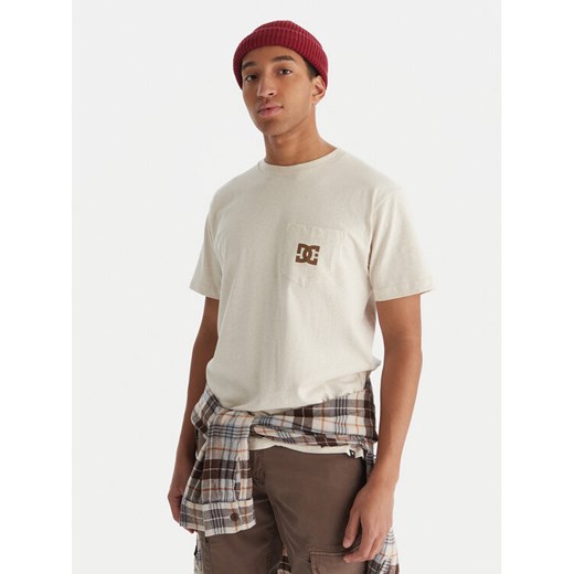DC Shoes T-Shirt Star Pocket ADYZT05377 Beżowy Regular Fit ze sklepu MODIVO w kategorii T-shirty męskie - zdjęcie 187201203