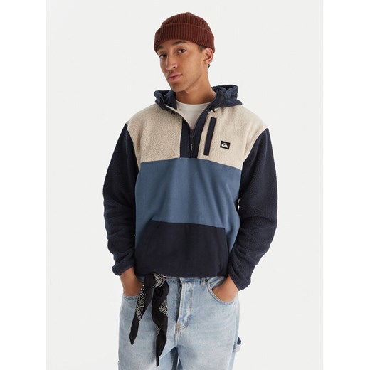 Quiksilver Polar Ocean View Mix Up EQYPF03073 Granatowy Comfort Fit - id: 0000305644336 - marki Quiksilver - 187201223 Quiksilver Polar Ocean View Mix Up EQYPF03073 Granatowy Comfort Fit ze sklepu MODIVO w kategorii Bluzy męskie - zdjęcie 187201223
