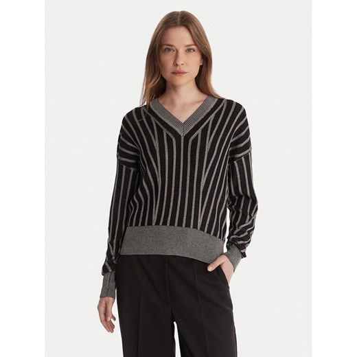 DKNY Sweter P5MSDZ52 Szary Regular Fit - id: 0000305659408 - marki DKNY - 187201324 DKNY Sweter P5MSDZ52 Szary Regular Fit ze sklepu MODIVO w kategorii Swetry damskie - zdjęcie 187201324