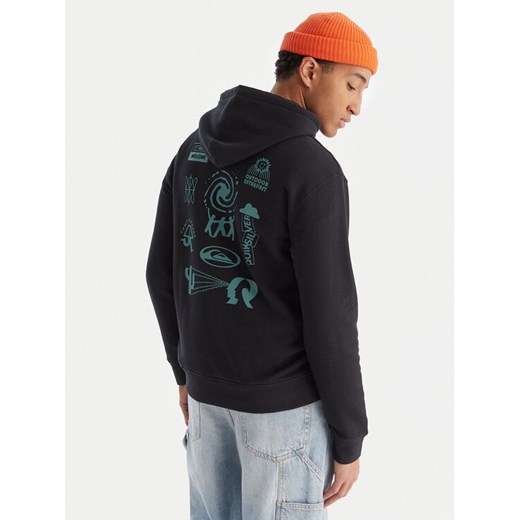 Quiksilver Bluza EQYFT05126 Czarny Comfort Fit ze sklepu MODIVO w kategorii Bluzy męskie - zdjęcie 187201333