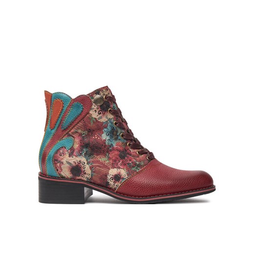 Laura Vita Trzewiki Alice 20 Czerwony ze sklepu MODIVO w kategorii Botki - zdjęcie 187201340