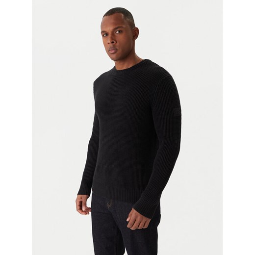 JOOP! Jeans Sweter Harono 30047662 Czarny Modern Fit ze sklepu MODIVO w kategorii Swetry męskie - zdjęcie 187201363