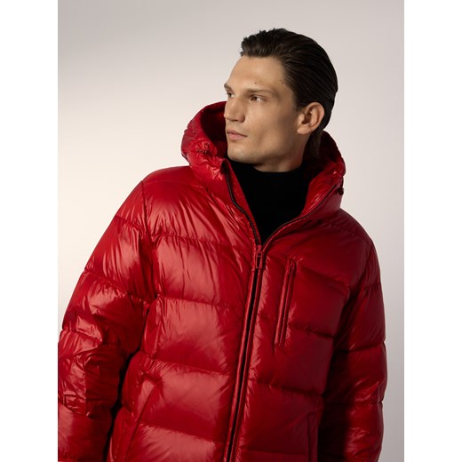 Reserved - Pikowana kurtka z puchem - czerwony ze sklepu Reserved w kategorii Kurtki męskie - zdjęcie 187202752