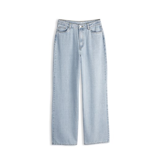 GATE Basic jeansy z szerokimi nogawkami 32 ze sklepu gateshop w kategorii Jeansy damskie - zdjęcie 187203440