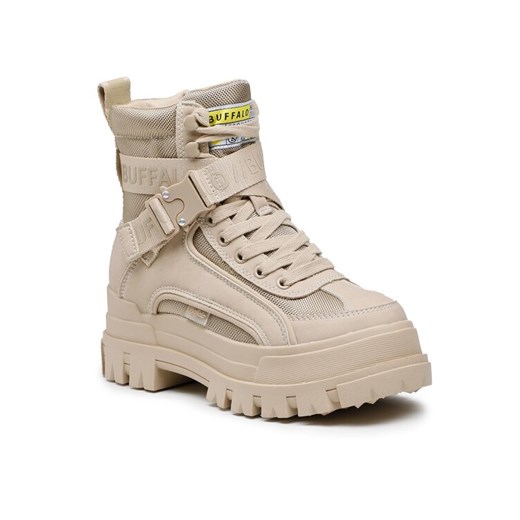 Trzewiki Buffalo Aspha Com1 BN16220651 Beżowy ze sklepu eobuwie.pl w kategorii Workery damskie - zdjęcie 187204900