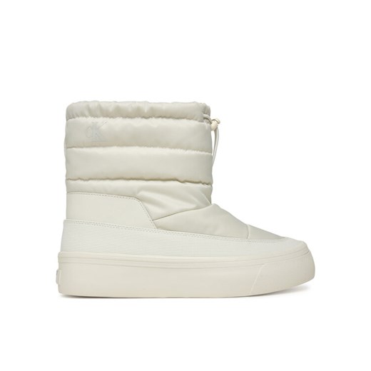 Śniegowce Calvin Klein Vulc Flatf Snowboot Nylon Mix Mg YW0YW01977 Biały ze sklepu eobuwie.pl w kategorii Buty sportowe damskie - zdjęcie 187204952