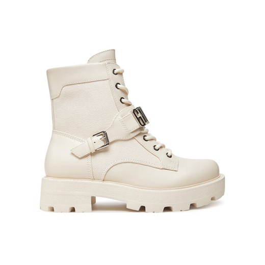 Trzewiki Guess FLTYZ2 FAP10 Écru ze sklepu eobuwie.pl w kategorii Workery damskie - zdjęcie 187205054
