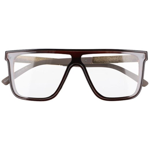 Okulary Prostokątne do komputera z filtrem BLUE LIGHT Pełne szkło Zerówki 2562-2 ze sklepu Stylion w kategorii Okulary zerówki damskie - zdjęcie 187206740