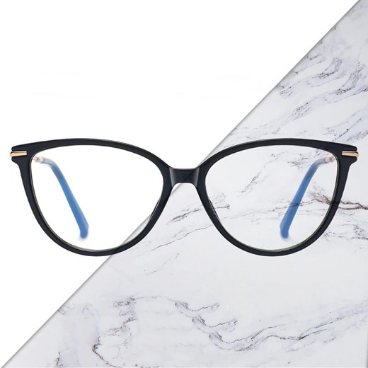 Okulary kocie do komputera damskie z filtrem BLUE Light zerówki 2592 ze sklepu Stylion w kategorii Okulary przeciwsłoneczne męskie - zdjęcie 187206744