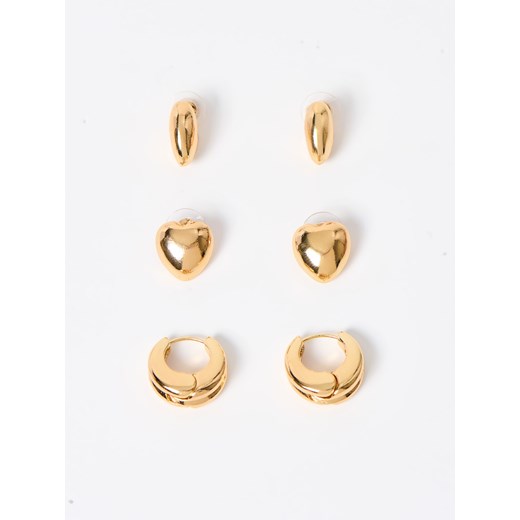 Mohito - Zestaw kolczyków - złoty ze sklepu Mohito w kategorii Kolczyki - zdjęcie 187207242