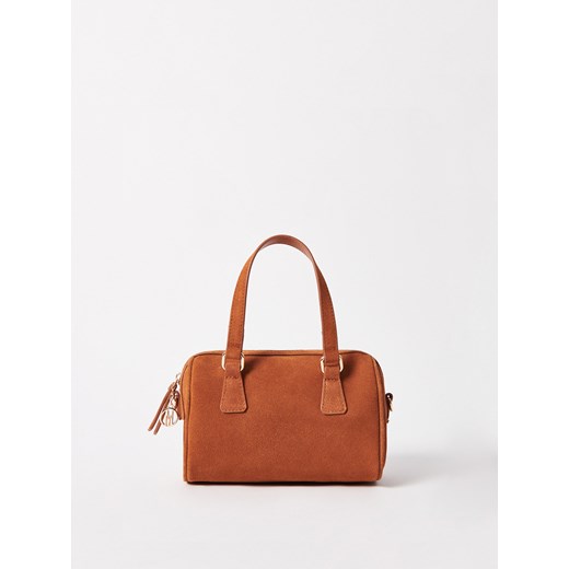 Mohito - Skórzana torebka - brązowy ze sklepu Mohito w kategorii Kuferki - zdjęcie 187207730