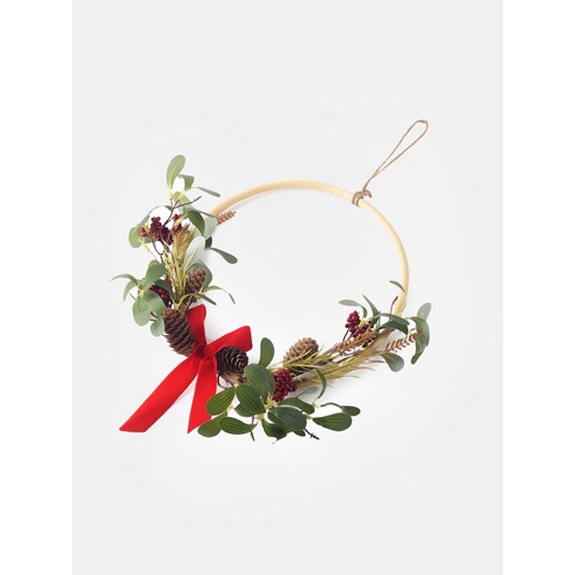 Sinsay - Świąteczny wieniec dekoracyjny - wielobarwny Sinsay One Size Sinsay