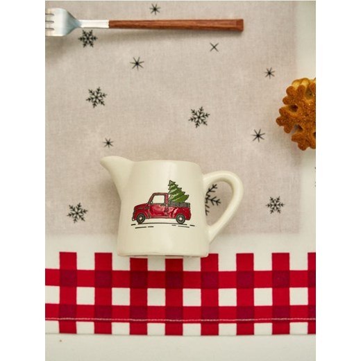 Sinsay - Świąteczny dzbanek z motywem pojazdu z choinką - czerwony ze sklepu Sinsay w kategorii Dzbanki i zaparzacze - zdjęcie 187208691