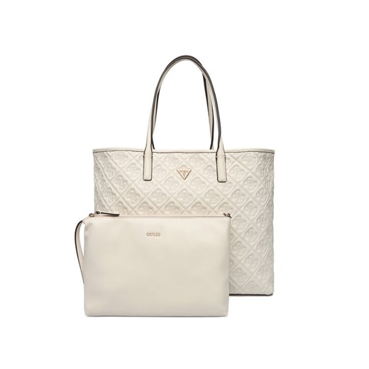 Torebka Guess Adelasia HWQL96 58240 Écru ze sklepu eobuwie.pl w kategorii Torby Shopper bag - zdjęcie 187209010