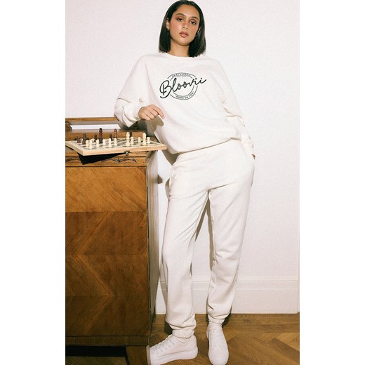 Esotiq damskie spodnie dresowe Bloovii Lee 43757-01X, Kolor kremowy, Rozmiar L, BLOOVII ze sklepu Primodo w kategorii Spodnie damskie - zdjęcie 187209464