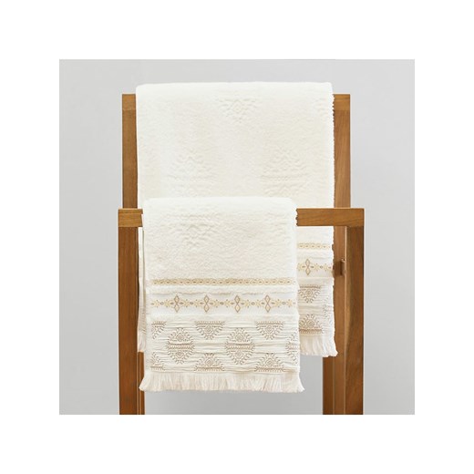 Homla Ręcznik "Solta" w kolorze kremowym do rąk - 90 x 50 cm - id: 17288341 - marki Homla - 187209770 Homla Ręcznik "Solta" w kolorze kremowym do rąk - 90 x 50 cm ze sklepu Limango Polska w kategorii Ręczniki - zdjęcie 187209770