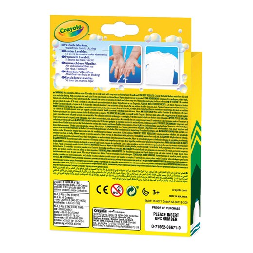 Crayola Flamastry (12 szt.) - 3+ Crayola onesize okazyjna cena Limango Polska
