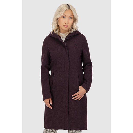 alife and kickin Płaszcz zimowy &quot;VenedaAK&quot; w kolorze ciemnofioletowym ze sklepu Limango Polska w kategorii Kurtki damskie - zdjęcie 187210053