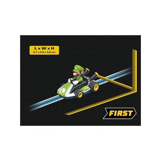 Carrera Samochód &quot;FIRST CARS Mario Kart(TM) - Luigi&quot; w kolorze Carrera onesize okazja Limango Polska