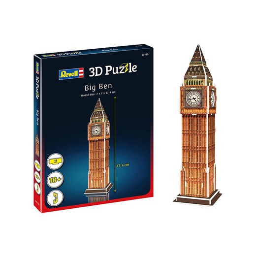 Revell 13-częściowe puzzle 3D "Big Ben" - 10+ - id: 17859862 - marki Revell - 187210234 Revell 13-częściowe puzzle 3D "Big Ben" - 10+ ze sklepu Limango Polska w kategorii Puzzle - zdjęcie 187210234