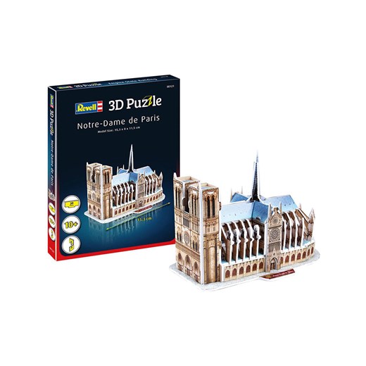 Revell 39-częściowe puzzle 3D "Notre-Dame de Paris" - 10+ - id: 17859863 - marki Revell - 187210240 Revell 39-częściowe puzzle 3D "Notre-Dame de Paris" - 10+ ze sklepu Limango Polska w kategorii Puzzle - zdjęcie 187210240