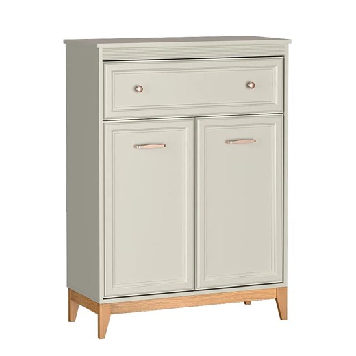 Kaszmirowa komoda skandynawska na nóżkach N8-B40 ze sklepu Edinos.pl w kategorii Komody - zdjęcie 187210760