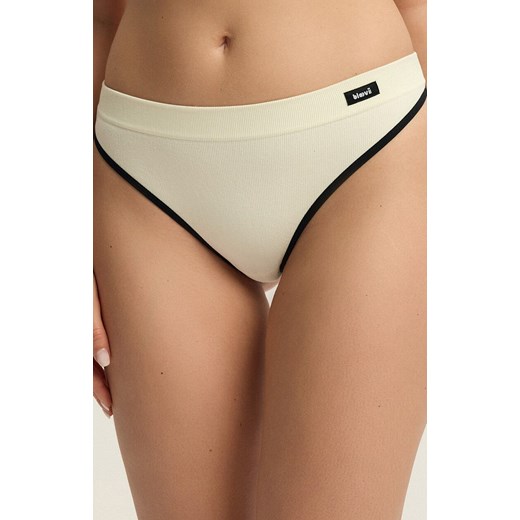 Esotiq stringi damskie Bloovii Arlan 43827-01X, Kolor kremowy, Rozmiar L, BLOOVII ze sklepu Intymna w kategorii Majtki damskie - zdjęcie 187211130