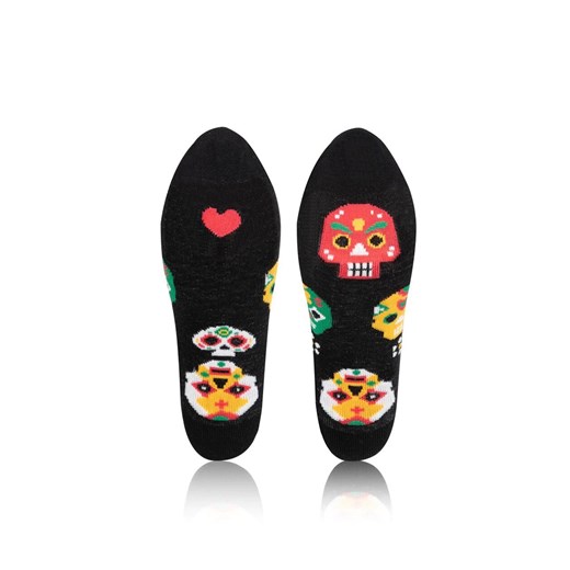 Długie skarpetki damskie S134D Mureto, Kolor czarny-wzór, Rozmiar 35-38, Italian Fashion ze sklepu Intymna w kategorii Skarpetki damskie - zdjęcie 187211381