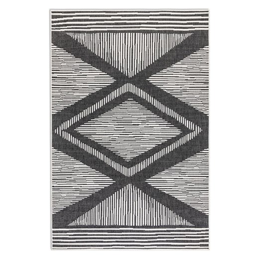 Elle Decoration Dywan &quot;Rhombus&quot; w kolorze czarno-jasnoszarym Elle Decoration 160x230 cm okazyjna cena Limango Polska