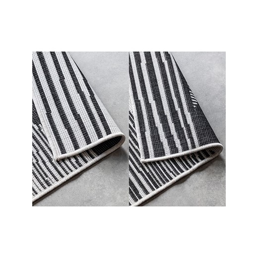 Elle Decoration Dywan &quot;Rhombus&quot; w kolorze czarno-jasnoszarym Elle Decoration 160x230 cm wyprzedaż Limango Polska