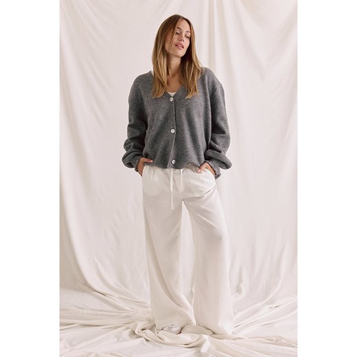 Cotton Candy Kardigan &quot;Malia&quot; w kolorze ciemnoszarym Cotton Candy S promocja Limango Polska