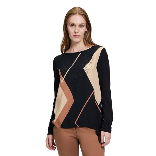 Betty Barclay Koszulka w kolorze czarno-beżowo-karmelowym 40 okazja Limango Polska