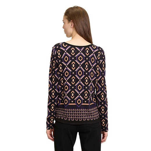 Betty Barclay Sweter w kolorze czarno-beżowo-fioletowym 38 promocja Limango Polska
