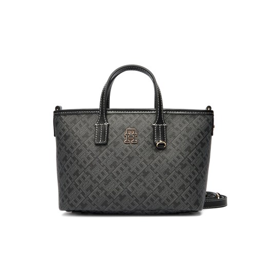 Torebka Tommy Hilfiger Monoplay Le Nano Tote AW0AW17717 Czarny - id: 0000305369376 - marki Tommy Hilfiger - 187213074 Torebka Tommy Hilfiger Monoplay Le Nano Tote AW0AW17717 Czarny ze sklepu eobuwie.pl w kategorii Torebki damskie - zdjęcie 187213074