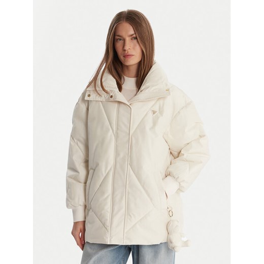 Guess Kurtka zimowa V5BL13 WHHZ2 Écru Regular Fit - id: 0000305459787 - marki Guess - 187213690 Guess Kurtka zimowa V5BL13 WHHZ2 Écru Regular Fit ze sklepu MODIVO w kategorii Kurtki damskie - zdjęcie 187213690