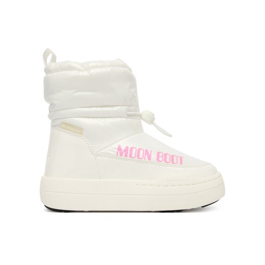Moon Boot Śniegowce Mb Jr Park Tube Mid Glitter Wp 80D3440110 Biały ze sklepu MODIVO w kategorii Buty zimowe dziecięce - zdjęcie 187213744