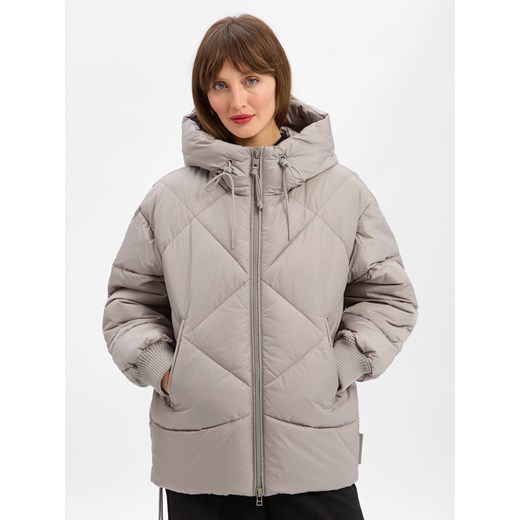 Marc O'Polo Denim Damska kurtka pikowana Kobiety jasny szary jednolity ze sklepu vangraaf w kategorii Kurtki damskie - zdjęcie 187214592