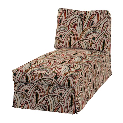 Pokrowiec na szezlong/ leżankę Ektorp wolnostojący prosty tył ze sklepu dekoria.pl w kategorii Pokrowce na kanapy i fotele - zdjęcie 187215234