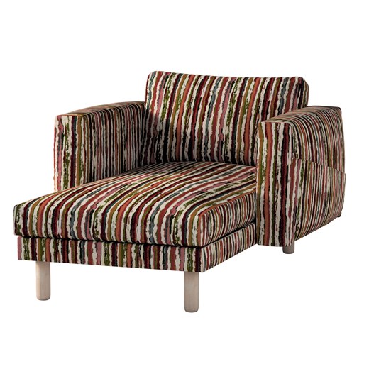 Pokrowiec na szezlong Norsborg z podłokietnikami ze sklepu dekoria.pl w kategorii Pokrowce na kanapy i fotele - zdjęcie 187216314