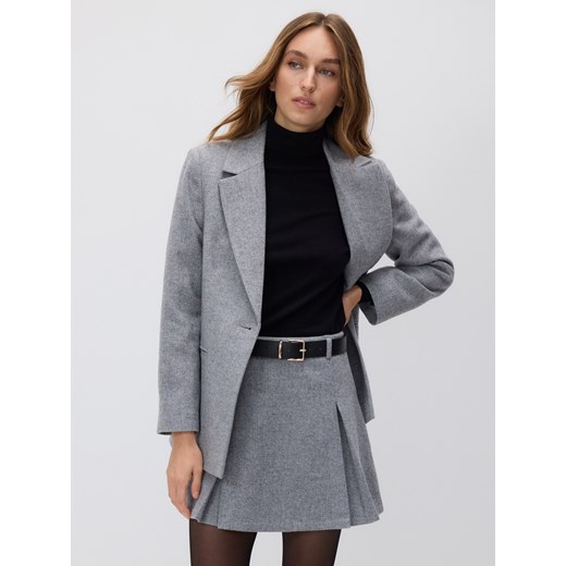 Reserved - Wełniany sweter z golfem - czarny ze sklepu Reserved w kategorii Swetry damskie - zdjęcie 187216783