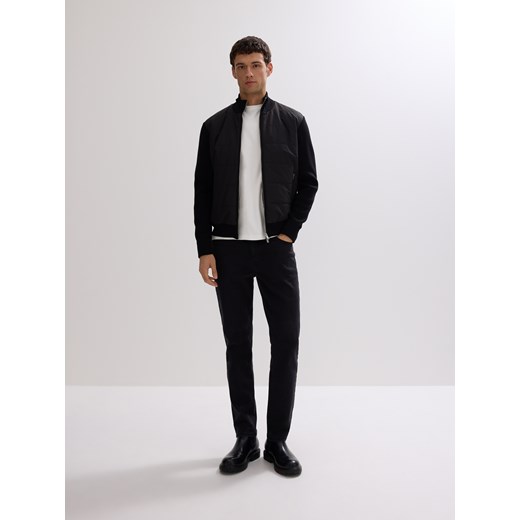 Reserved - Lekka pikowana kurtka puchowa - czarny ze sklepu Reserved w kategorii Kurtki męskie - zdjęcie 187216832