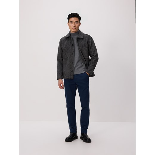 Reserved - Spodnie chino slim - granatowy - id: 516GC-95X - marki Reserved - 187216913 Reserved - Spodnie chino slim - granatowy ze sklepu Reserved w kategorii Spodnie męskie - zdjęcie 187216913