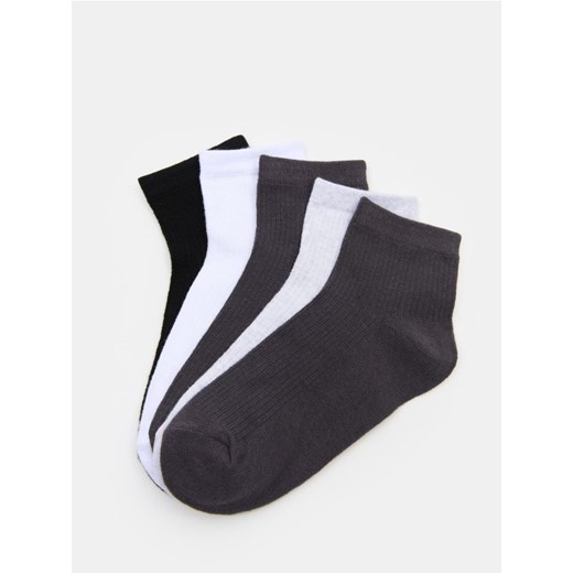 Sinsay - Prążkowane skarpetki 5 pack - wielobarwny - id: 962FZ-MLC - marki Sinsay - 187218400 Sinsay - Prążkowane skarpetki 5 pack - wielobarwny ze sklepu Sinsay w kategorii Skarpetki dziecięce - zdjęcie 187218400