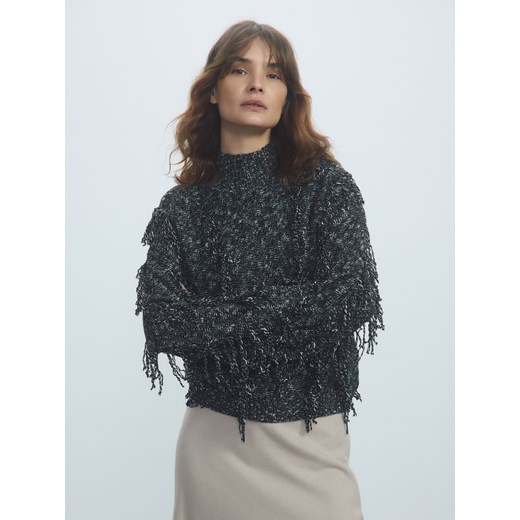 Reserved - Sweter z wełną - wielobarwny ze sklepu Reserved w kategorii Swetry damskie - zdjęcie 187219351