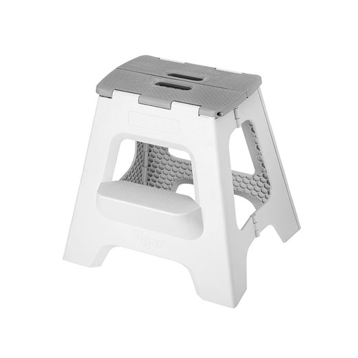 Vigar Hocker w kolorze biało-szarym - wys. 40 cm - id: 17671386 - marki Vigar - 187221682 Vigar Hocker w kolorze biało-szarym - wys. 40 cm ze sklepu Limango Polska w kategorii Pufy i siedziska - zdjęcie 187221682
