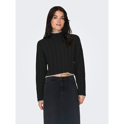 ONLY Sweter w kolorze czarnym XS Limango Polska wyprzedaż