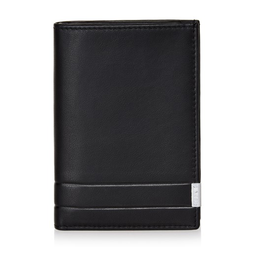 Czarny skórzany portfel męski Ochnik promocyjna cena Ochnik